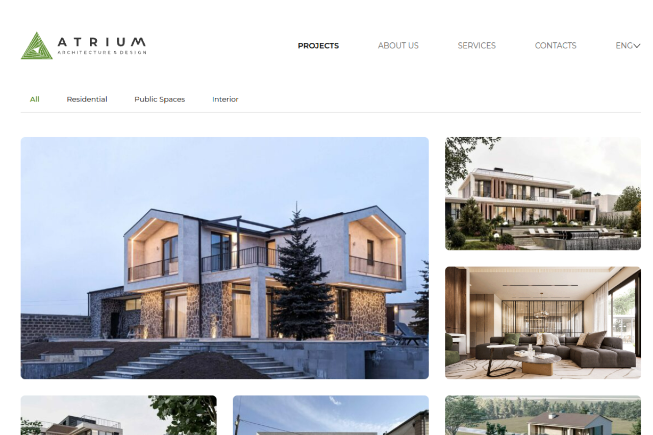 Atrium website