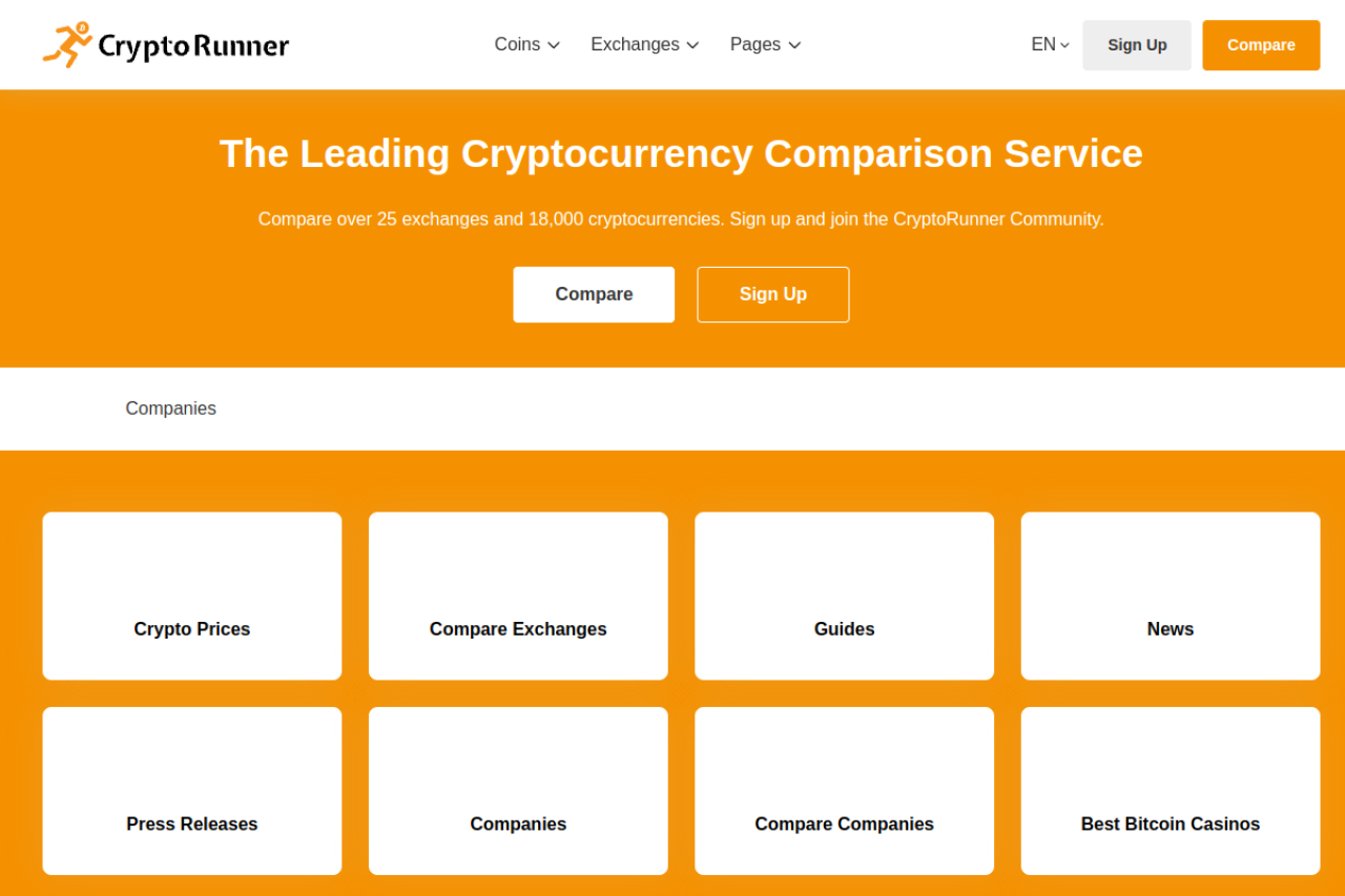 CryptoRunner project