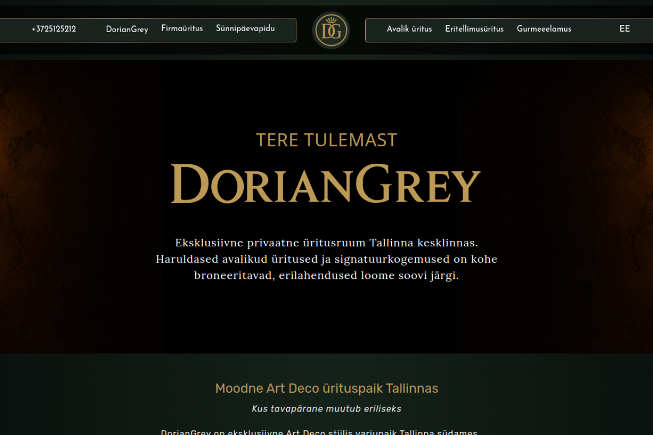 Dorian Grey website