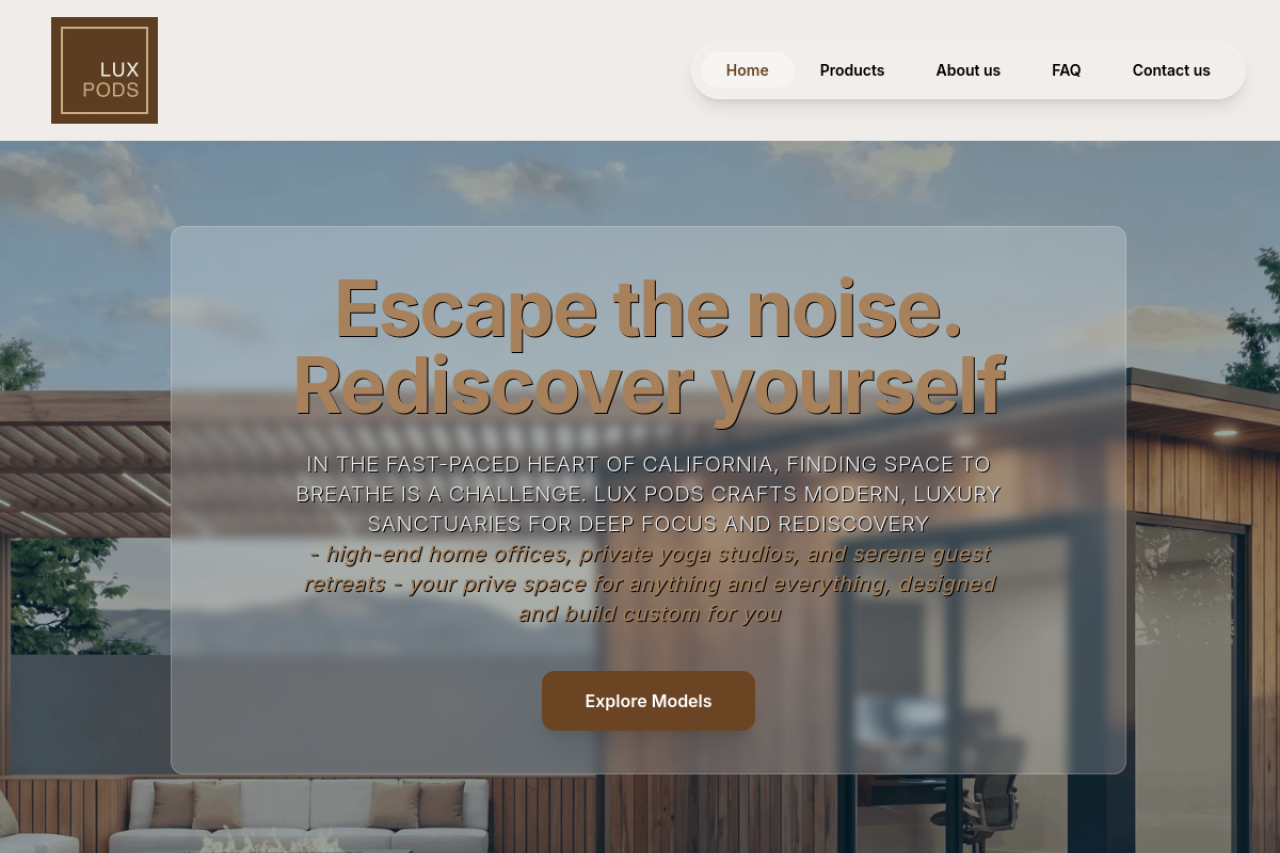 LX Pods website