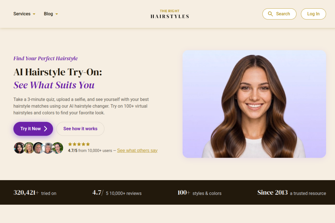 The Right Hairstyles website